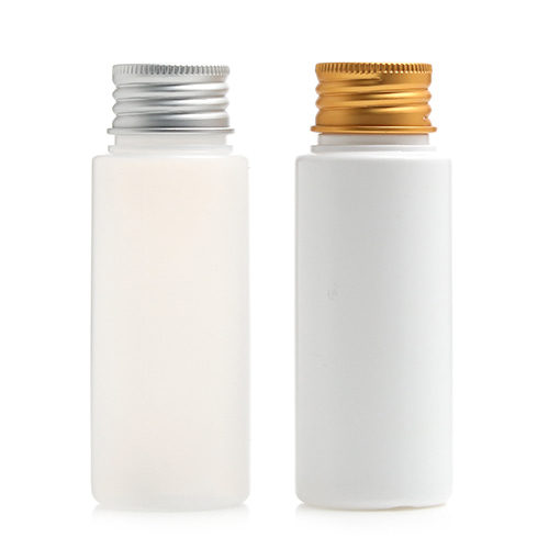 ボトル「化粧品容器」アルミネジキャップ E60ml (100個)