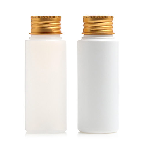 ボトル「化粧品容器」アルミネジキャップ E60ml (100個)
