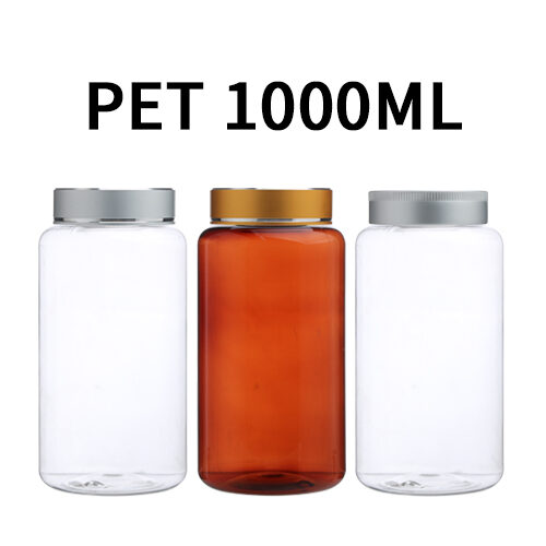ボトル「多用途容器」金属キャップ K1000ml (80個)