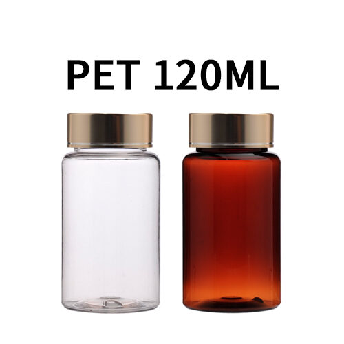 ボトル「多用途容器」光金属キャップ K120ml (100個)