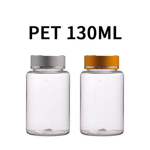 ボトル「多用途容器」金属キャップ K130ml (100個)