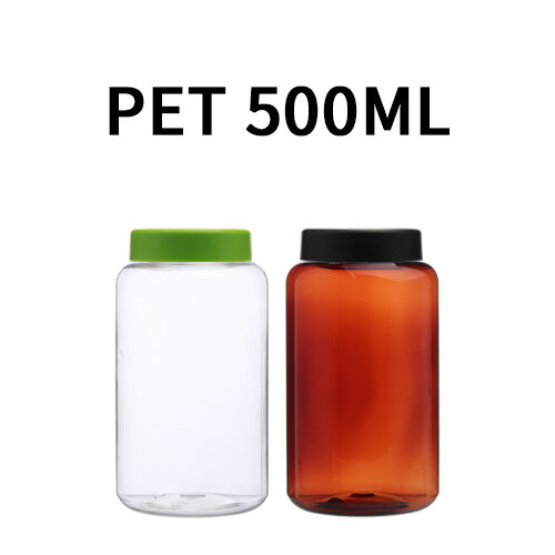 ボトル「スクリューキャップ容器」無光Rキャップ K500ml (140個)