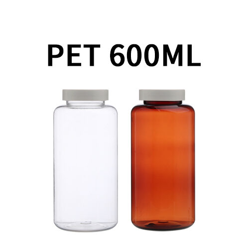 ボトル「多用途容器」シングルキャップ K600ml (133個)
