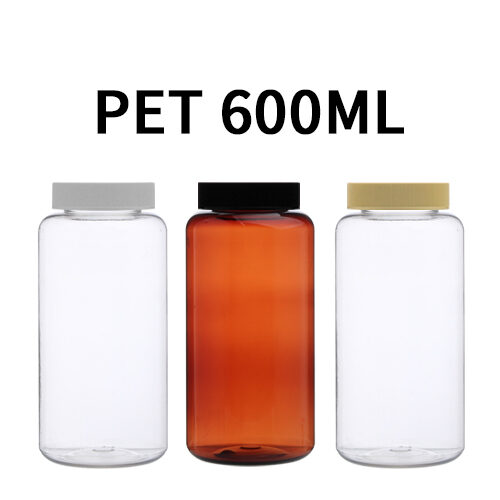 ボトル「多用途容器」一般キャップ K600ml (133個)