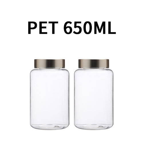 ボトル「多用途容器」光金属キャップ K650ml (120個)