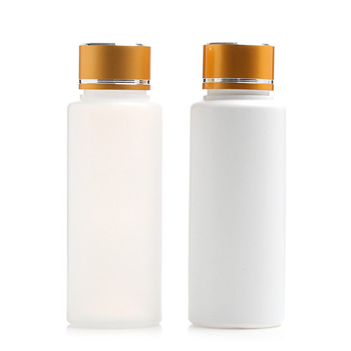 ボトル「化粧品容器」金属ネジキャップ E80ml (100個)