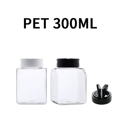 ボトル「多用途容器」粉末 K300ml 四角 (180個)