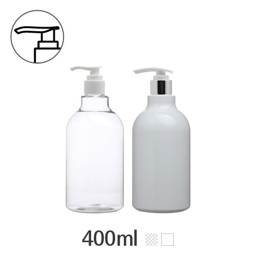 ボトル「化粧品容器」ディスペンサー 400ml (24Ø) ボトル_ロット165個