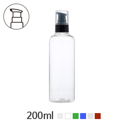 ボトル「化粧品容器」エッセンス 200ml (24Ø) ボトル_ロット100個