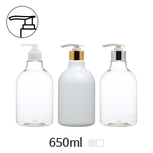 ボトル「化粧品容器」ディスペンサー 650ml (28Ø) ボトル_ロット106個