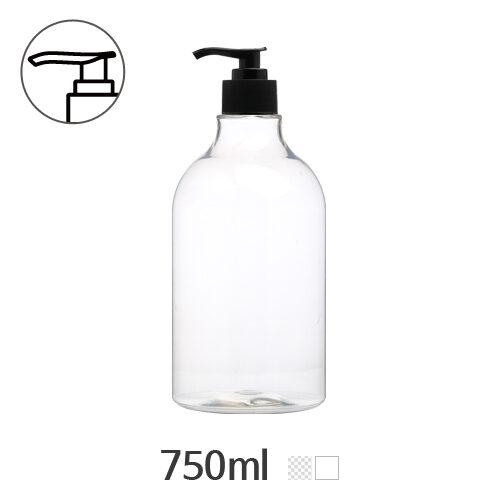 ボトル「化粧品容器」ディスペンサー 750ml (28Ø) ボトル_ロット96個