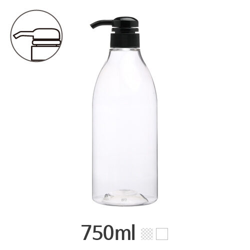 ボトル「化粧品容器」ディスペンサー 750ml (32Ø) ボトル_ロット96個