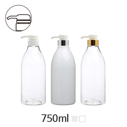 ボトル「化粧品容器」ディスペンサー 750ml (32Ø) ボトル_ロット96個