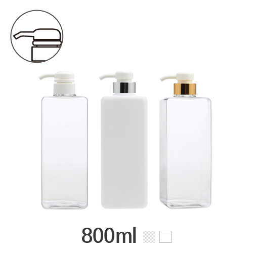 ボトル「化粧品容器」ディスペンサー 800ml (32Ø) ボトル_ロット105個