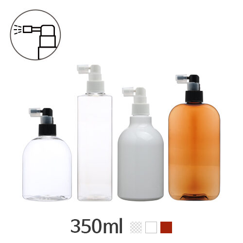 ボトル「化粧品容器」ヘアースプレー 350ml (24Ø) ボトル_ロット100個~175個