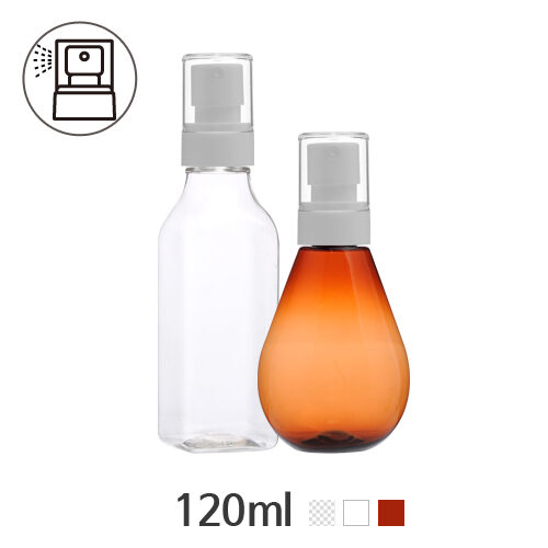 ボトル「化粧品容器」ミスト 120ml (20Ø) ボトル_ロット100個