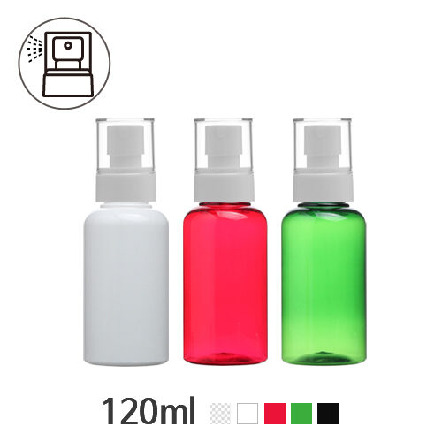 ボトル「化粧品容器」ミスト 120ml (24Ø) ボトル_ロット100個