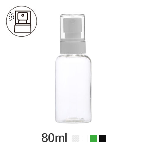ボトル「化粧品容器」ミスト 80ml (20Ø) ボトル_ロット100個
