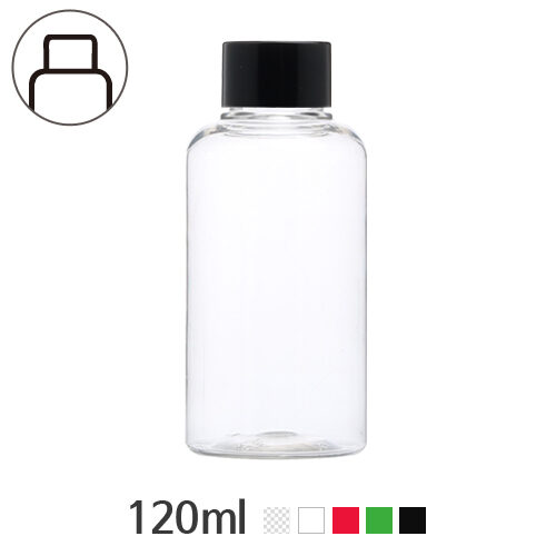 ボトル「化粧品容器」キャップ 120ml (24Ø) ボトル_ロット200個