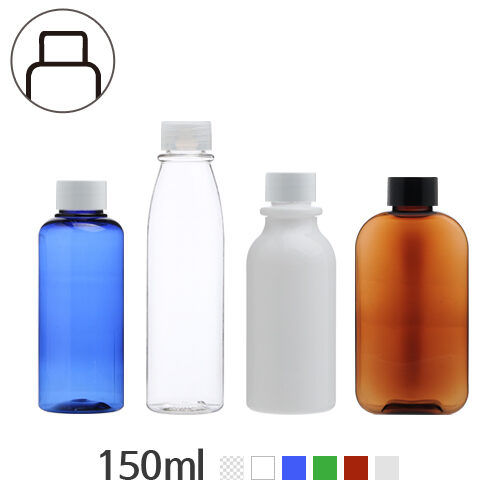 ボトル「化粧品容器」キャップ 150ml (24Ø) ボトル_ロット200個