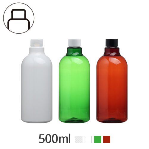 ボトル「化粧品容器」キャップ 500ml (24Ø) ボトル_ロット138個
