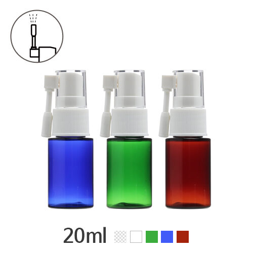 ボトル「化粧品容器」垂直スプレー B形 20ml (20Ø) ボトル_ロット100個