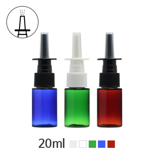 ボトル「化粧品容器」垂直スプレー C形 20ml (20Ø) ボトル_ロット100個