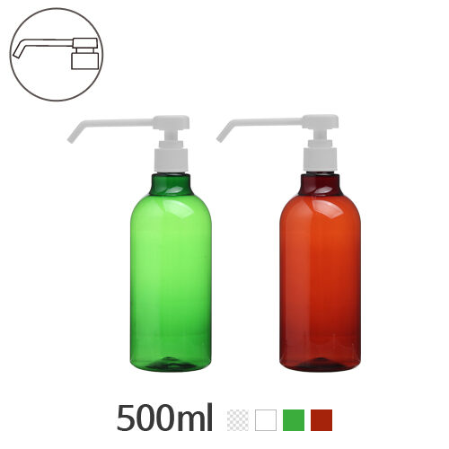 ボトル「消毒剤容器」ゾーくんポンプ 500ml (24Ø) ボトル_ロット138個