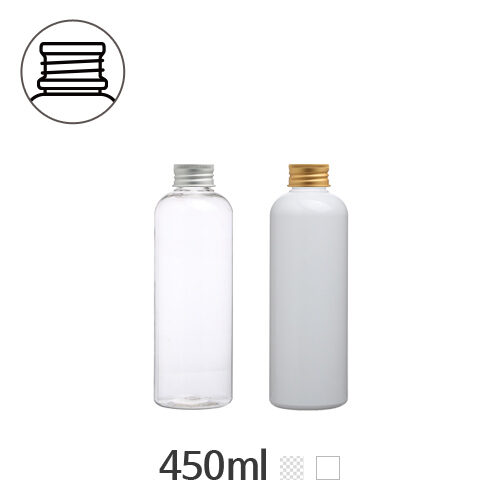 ボトル「化粧品容器」ALキャップ 450ml (28Ø) ボトル_ロット162個