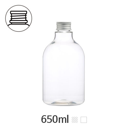 ボトル「化粧品容器」ALキャップ 650ml (28Ø) ボトル