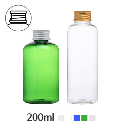 ボトル「化粧品容器」ALキャップ 200ml (24Ø) ボトル_ロット100個