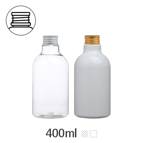 ボトル「化粧品容器」ALキャップ 400ml (24Ø) ボトル_ロット165個