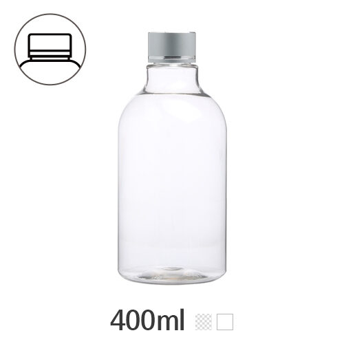 ボトル「化粧品容器」金属キャップ 400ml (24Ø) ボトル_ロット165個