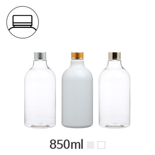 ボトル「スクリューキャップ容器」金属キャップ 850ml (28Ø) ボトル_ロット96個