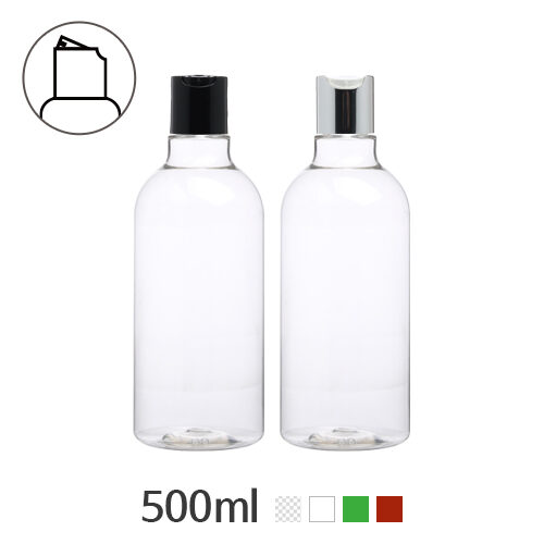 ボトル「化粧品容器」プレス 500ml (24Ø) ボトル_138個