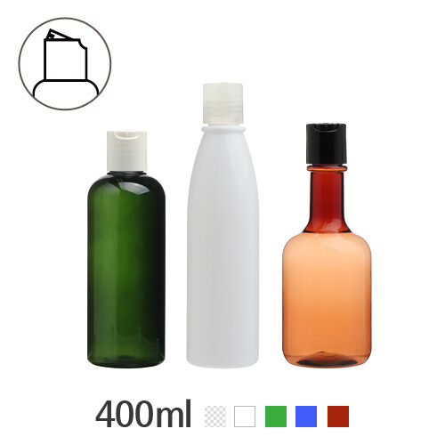 ボトル「化粧品容器」プレス 400ml (28Ø) ボトル