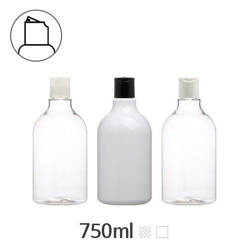 ボトル「化粧品容器」プレス 750ml (28Ø) ボトル