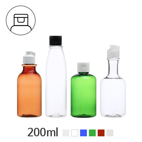 ボトル「化粧品容器」シャンプー 200ml (24Ø) ボトル_ロット100個