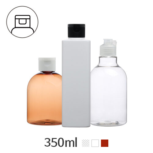 ボトル「化粧品容器」シャンプー 350ml (24Ø) ボトル_ロット100個~175個