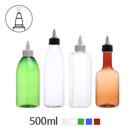 ボトル「生活容器」トンガリキャップ(A形) 500ml (28Ø) ボトル
