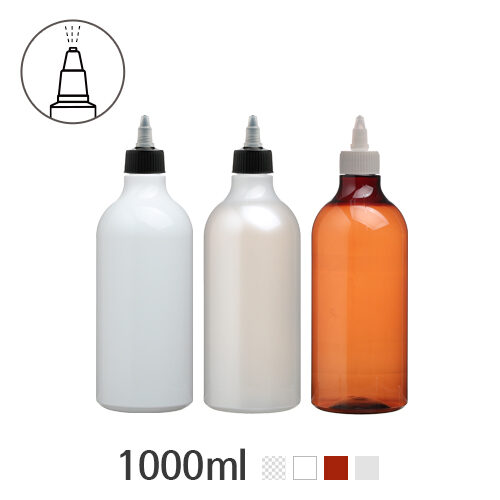 ボトル「生活容器」トンガリキャップ(A形) 1000ml (28Ø) ボトル