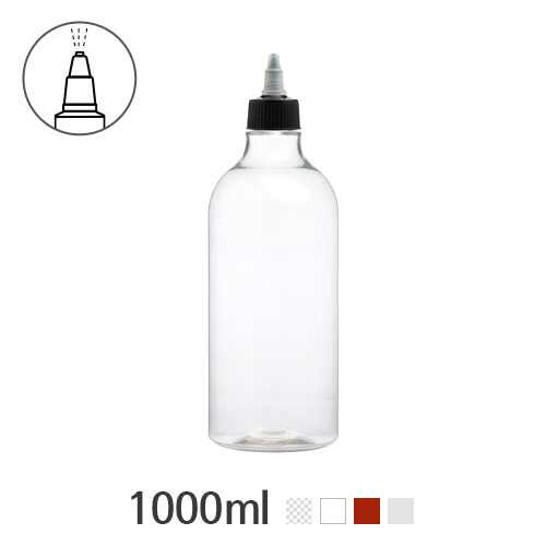 ボトル「生活容器」トンガリキャップ(A形) 1000ml (28Ø) ボトル