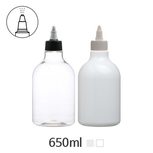 ボトル「生活容器」トンガリキャップ(A形) 650ml (28Ø) ボトル