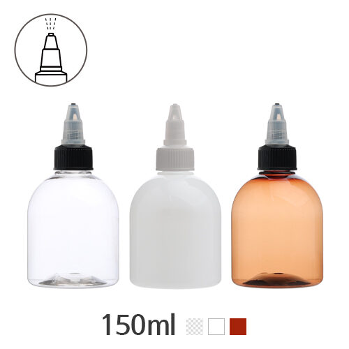 ボトル「生活容器」トンガリキャップ(A形) 150ml (20Ø) ボトル_ロット200個