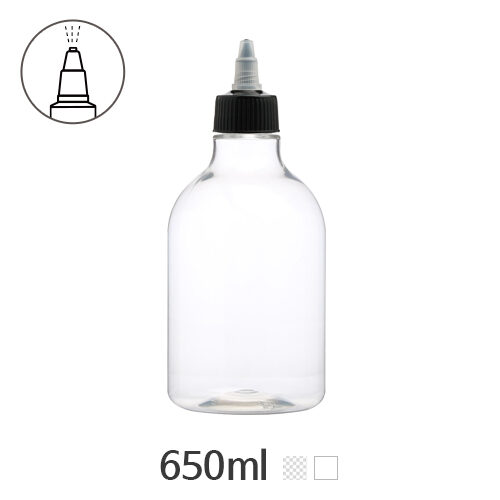 ボトル「生活容器」トンガリキャップ(A形) 650ml (28Ø) ボトル