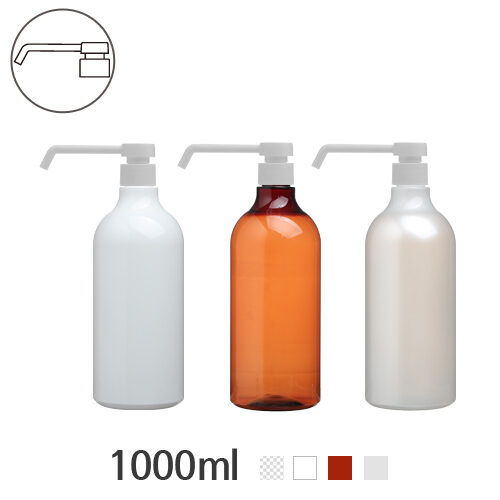 ボトル「消毒剤容器」ゾーくんポンプ 1000ml (28Ø) ボトル