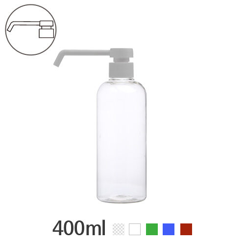 ボトル「消毒剤容器」ゾーくんポンプ 400ml (28Ø) ボトル