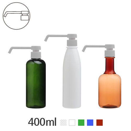 ボトル「消毒剤容器」ゾーくんポンプ 400ml (28Ø) ボトル