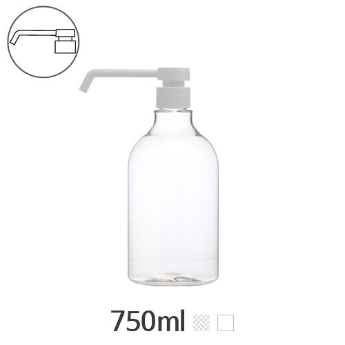 ボトル「消毒剤容器」ゾーくんポンプ 750ml (28Ø) ボトル