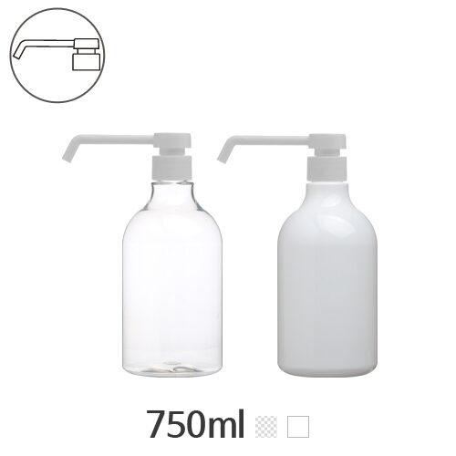 ボトル「消毒剤容器」ゾーくんポンプ 750ml (28Ø) ボトル